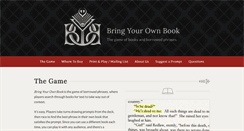 Desktop Screenshot of bringyourownbook.com